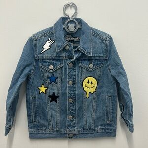 Smile melt denim jacket